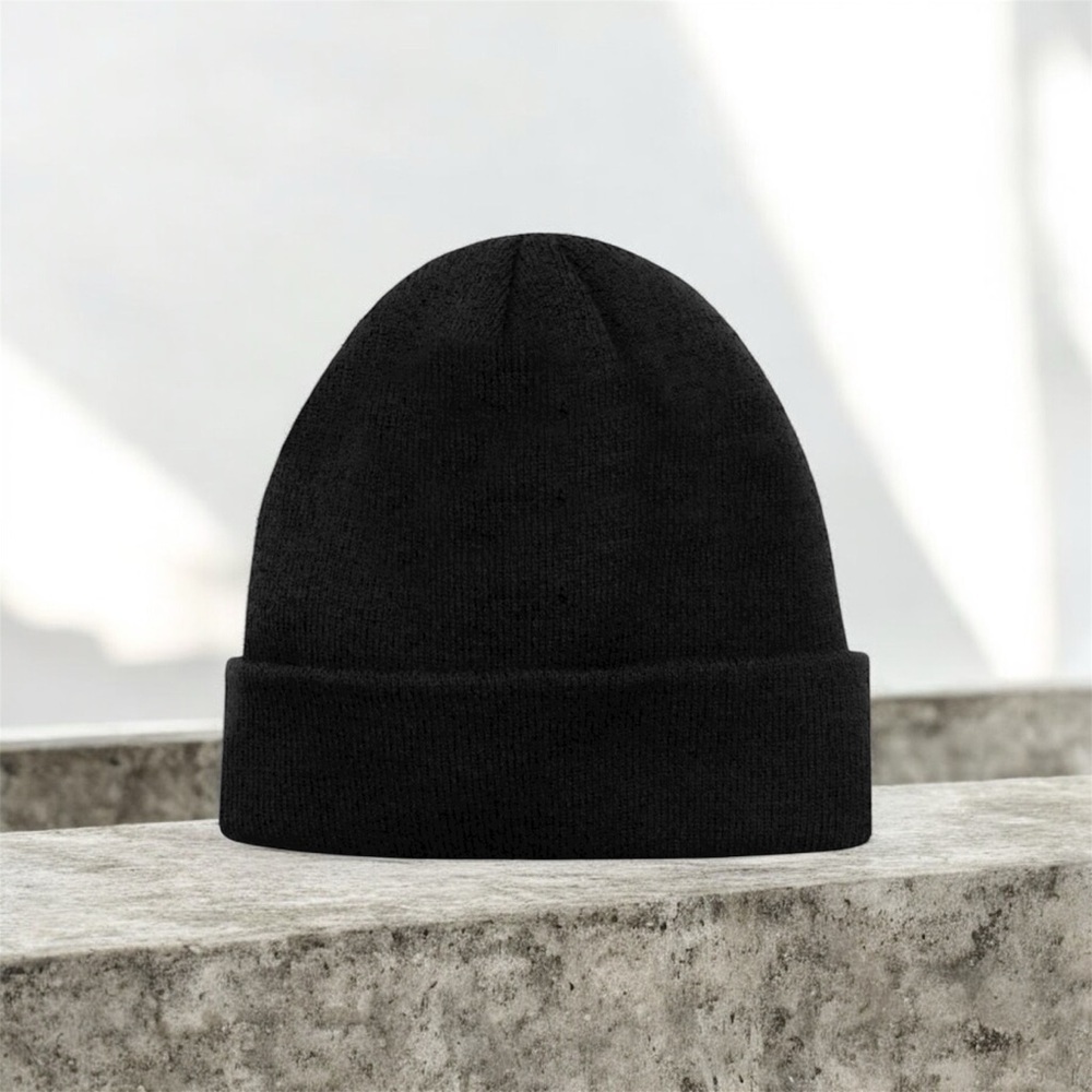 2 for $30 🆕Classic Black Adult Knit Beanie